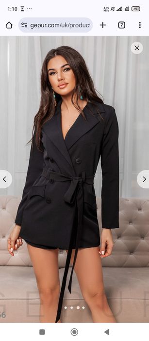 Класичний жакет сукня комбінезон