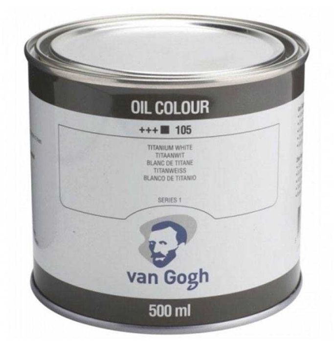Фарба олійна Van Gogh 500 мл (105) Білила титанові