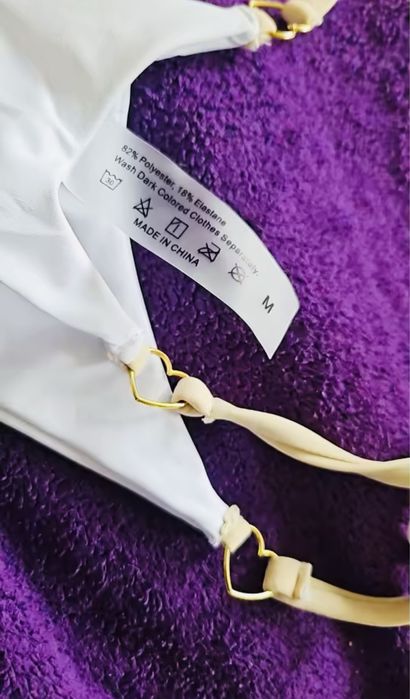 Білий модний модель 2025 роздільний купальник міні бікіні новий