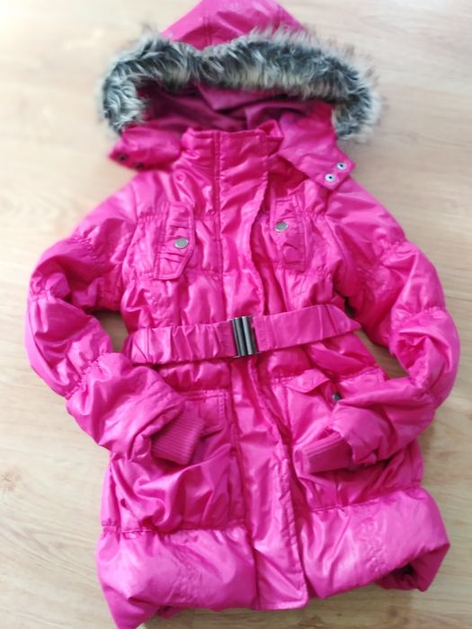 Kurtka zimowa dziewczęca na 104cm