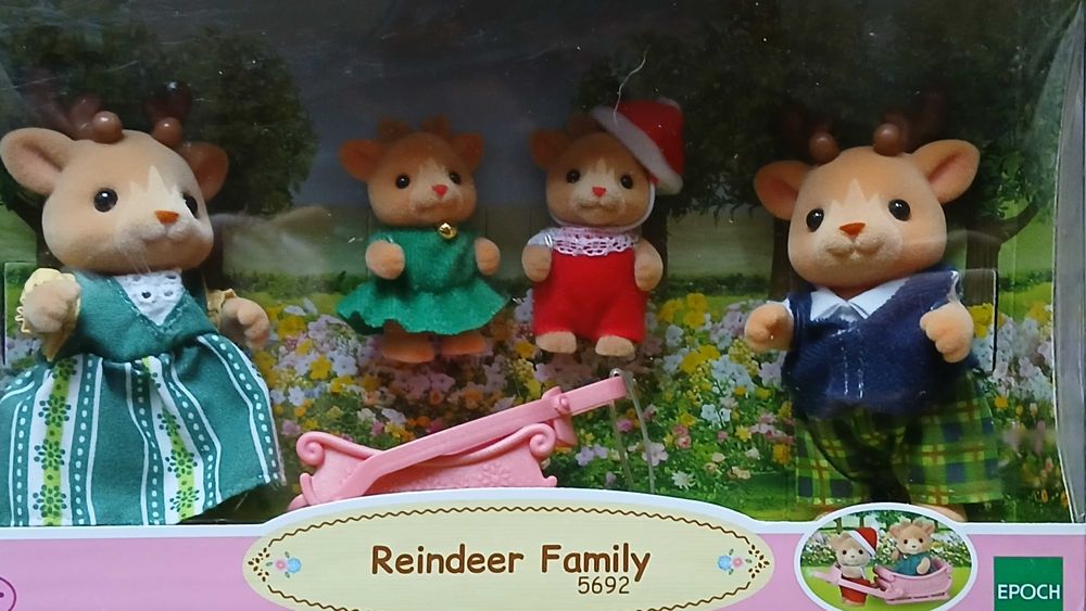 Sylvanian Families - Rodzina reniferów 5692* nowe i oryginalne