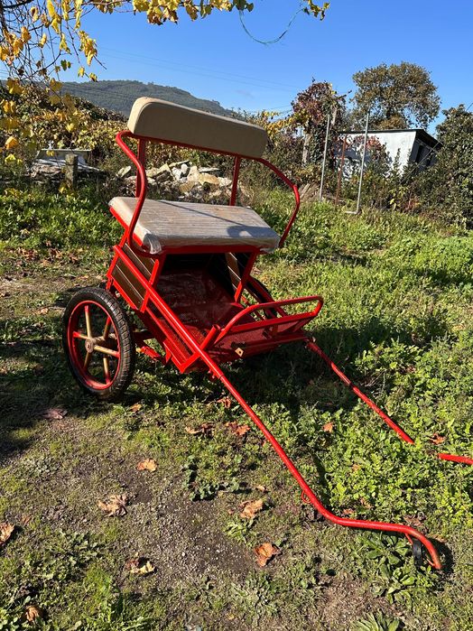 Charrete com travão de disco