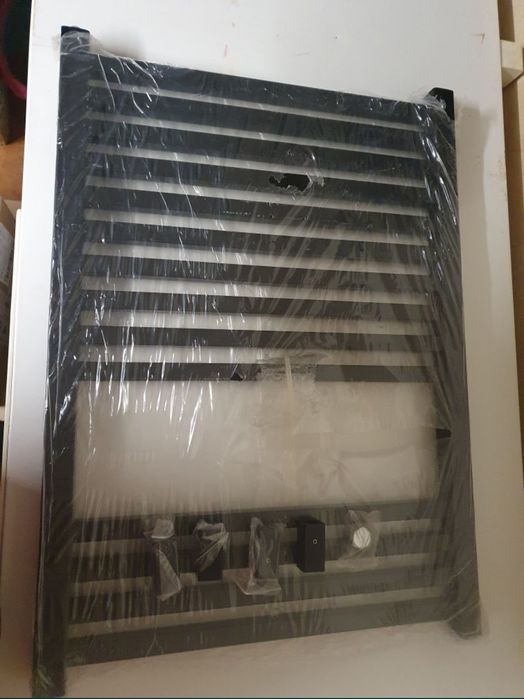 Kaloryfer grzejnik 70x50 czarny mat