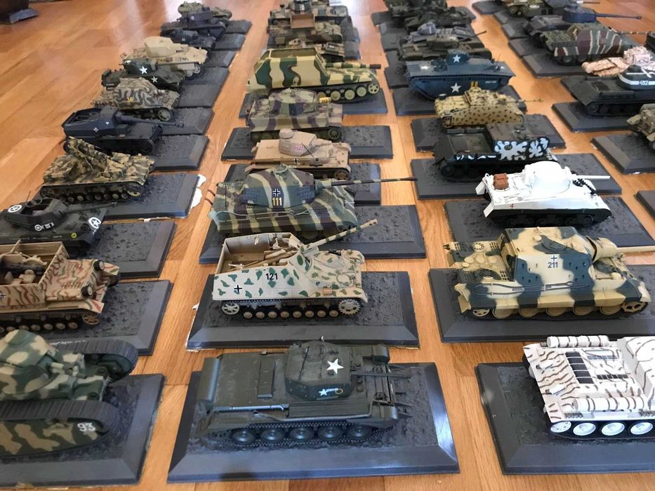 Miniaturas- Tanques segunda guerra mundial. Escala 1/43 Altaya