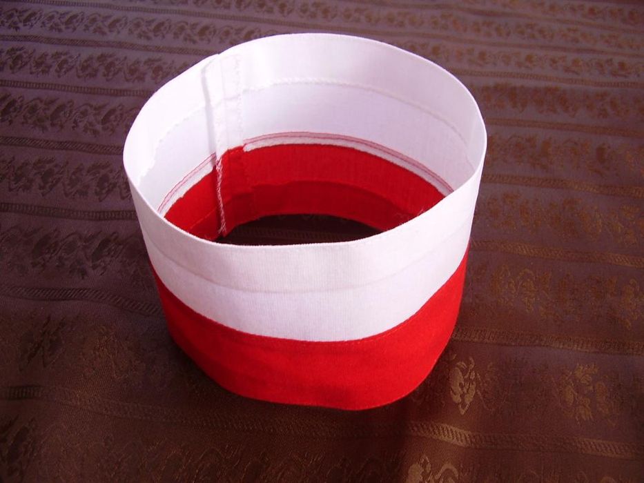 Opaska biało - czerwona WP rekonstrukcje gratis