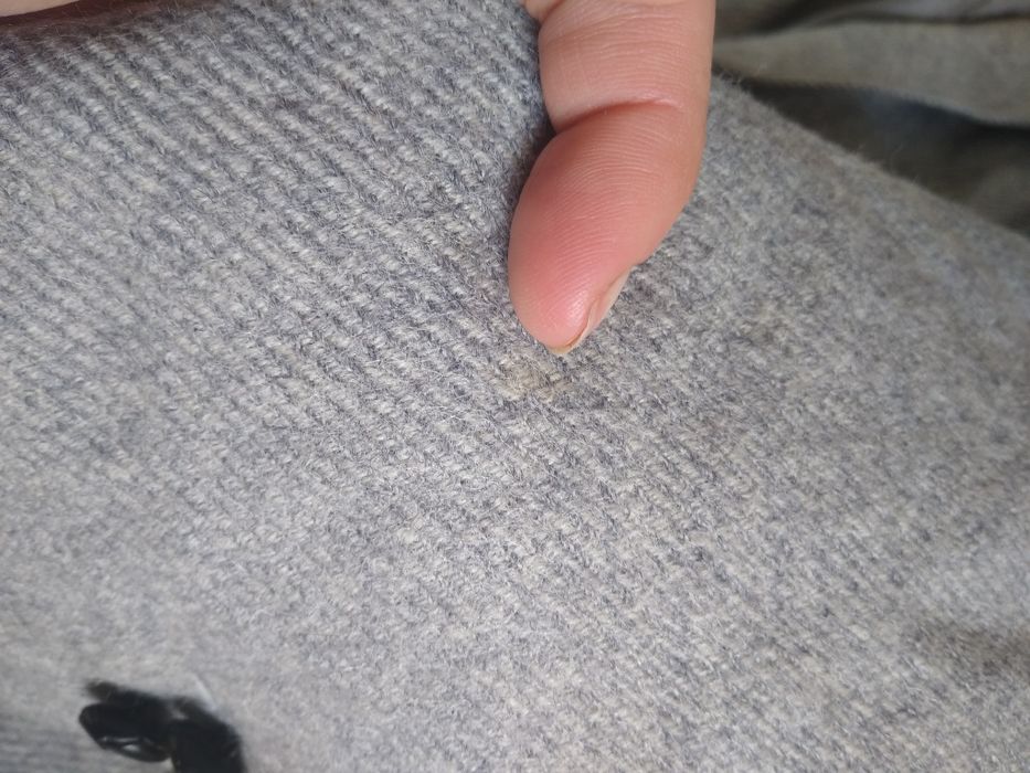 Szara wełniana marynarka męska