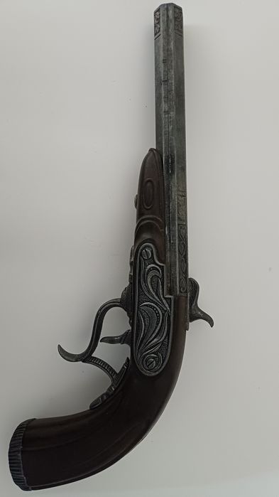 Pistola Antiga Decorativa (Réplica) "Forsyth Patent" – Colecionismo