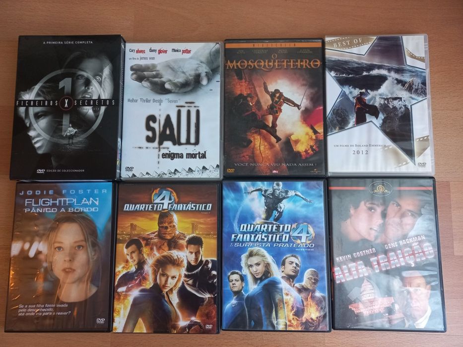 DVDS vários 1 + jogos xbox 360