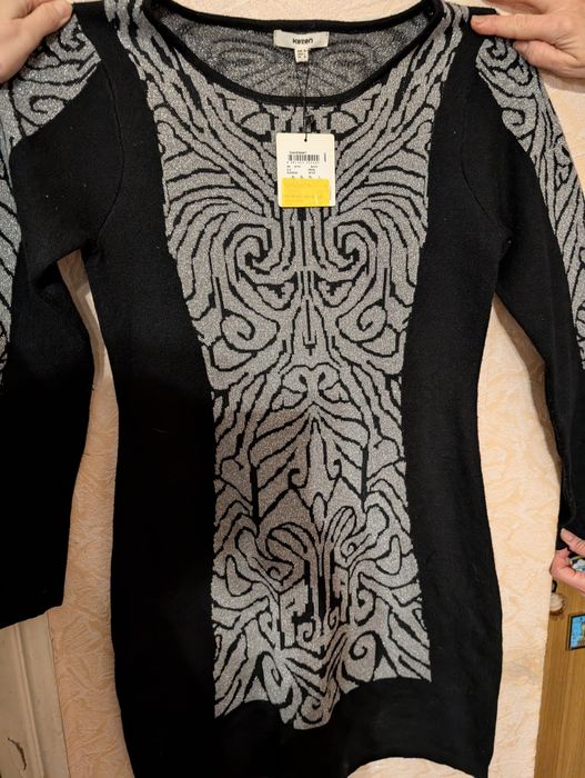 Сукня тепла змія металік