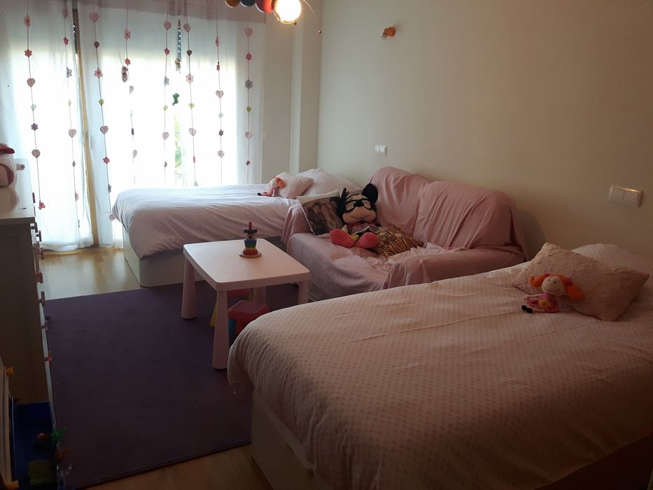 Cortinados para quarto de menina 3 unidades