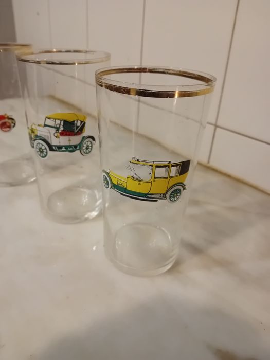 Conjunto de 3 Copos Antigos