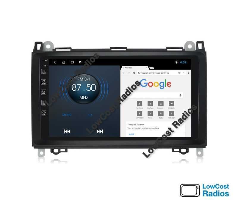 (2024) Rádio GPS Mercedes Classe B Viano Sprinter — Android USB Wifi