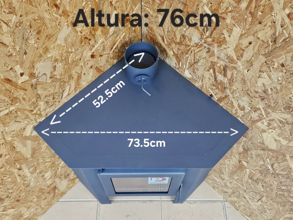 Salamandra Canto Lenha NOVAS - 10.4Kw - FABRICADO PORTUGAL