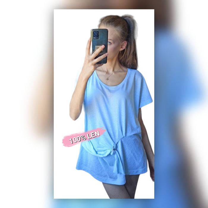 Marc Cain bluzka lniana len