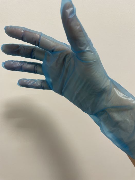 Luvas descartáveis