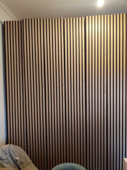 Estantes IKEA IVAR com ripado lateral decorativo