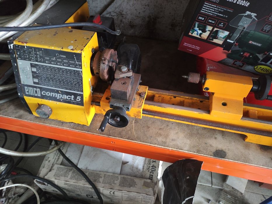 Mini torno mecânico