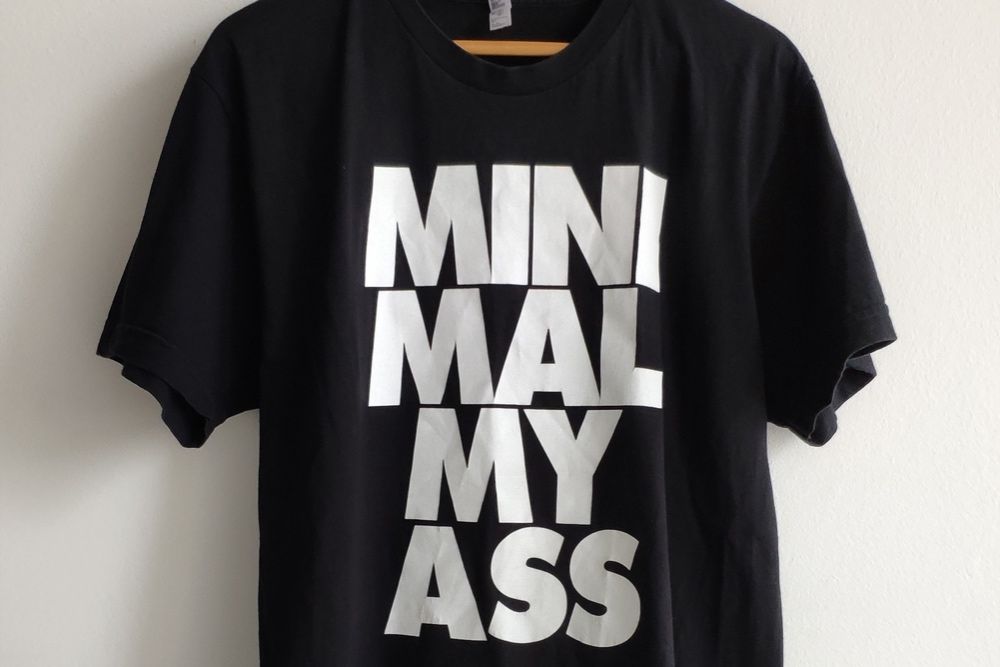 Wasted German Youth "MInimal My Ass" t-shirt M