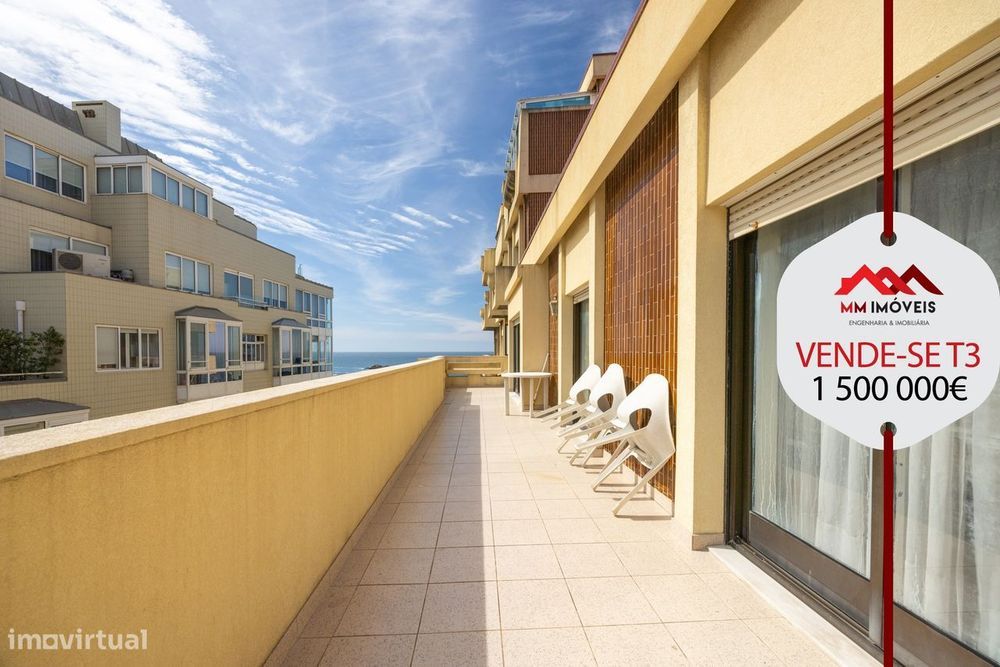 Penthouse T3 | Foz | Terraço | Vistas Mar | 3 Frentes | 3 Suites | Box