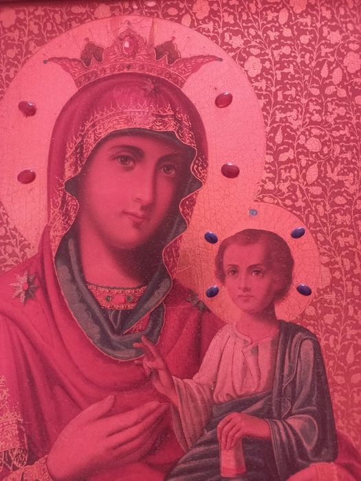 Ícone Bizantino da Virgem Maria Edição Limitada Certificada