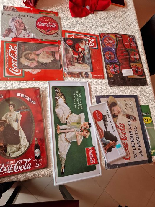 Cartases em chapa coca-cola, coleção de 2008.