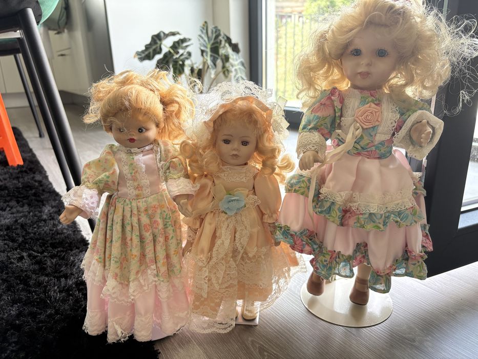 bonecas de porcelana de coleçao