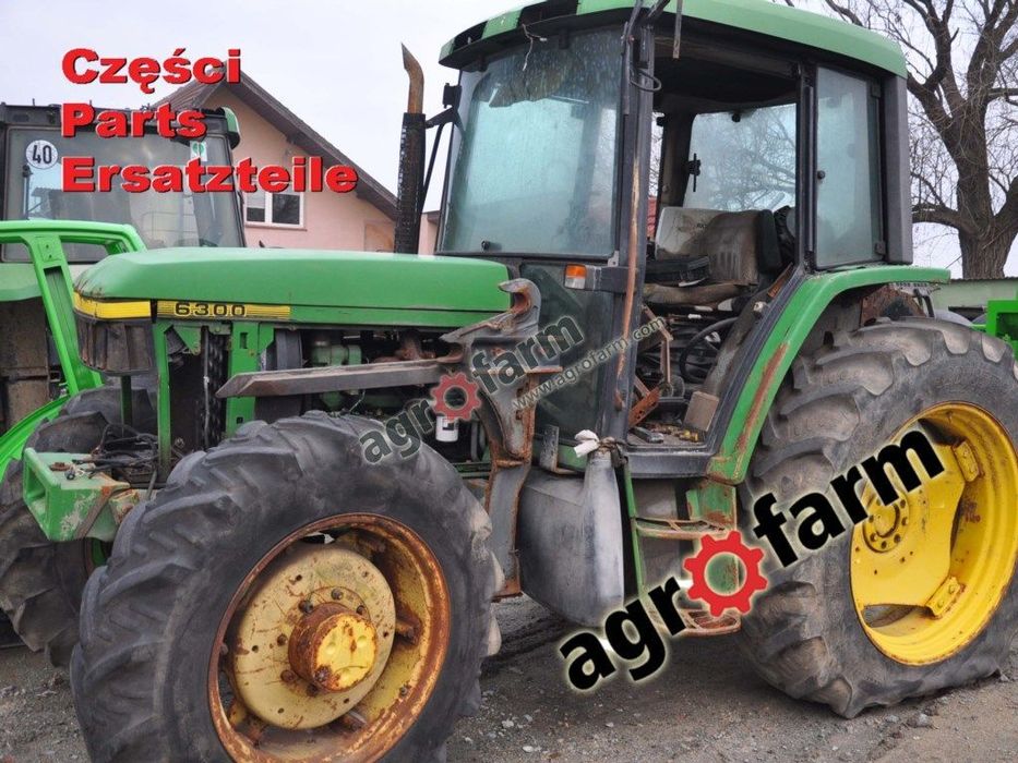 John Deere 6300 części, skrzynia biegów, silnik
