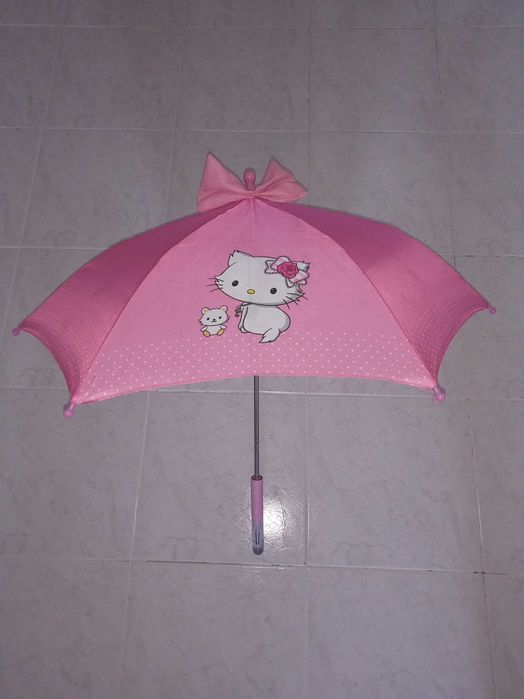 Chapéu de chuva Hello KItty e Índio