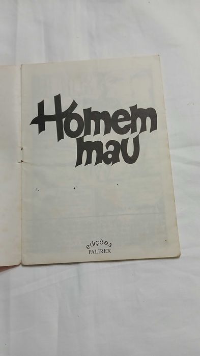 Banda desenhada.  Homem Mau. N1 1980