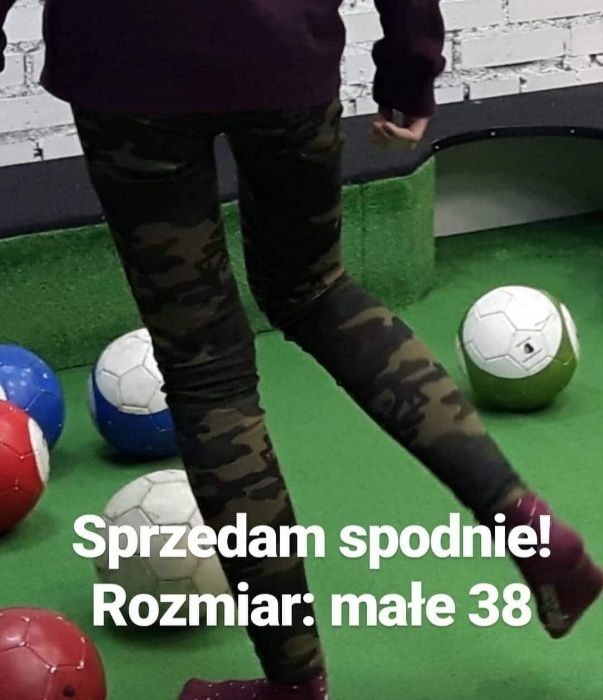 Spodnie moro - stan bdb