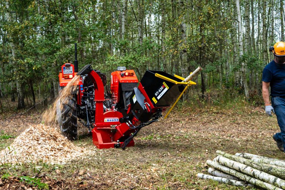 Rozdrabniacz tarczowy do drewna gałęzi REMETCNC RT-630R== NOWY MODEL