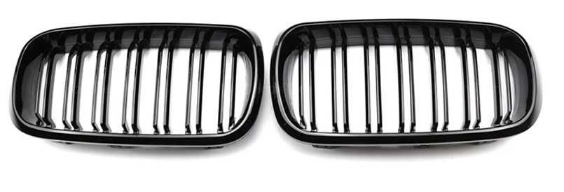 Grelhas frontais preto brilho dupla barra BMW série X5 F15 X6 F16