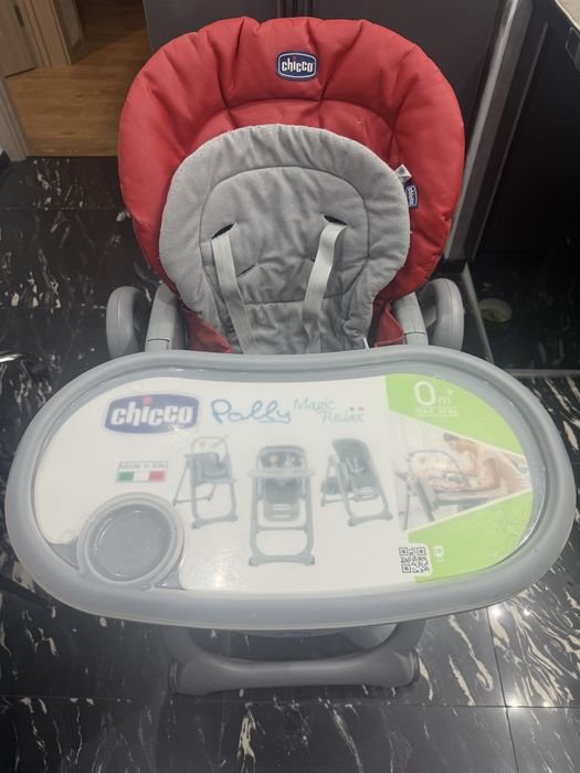 Стульчик для кормления chicco polly magic 3 в 1