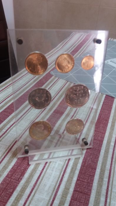 Coleção de moedas de escudo