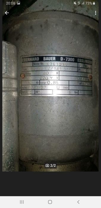 Silnik z przekładnią