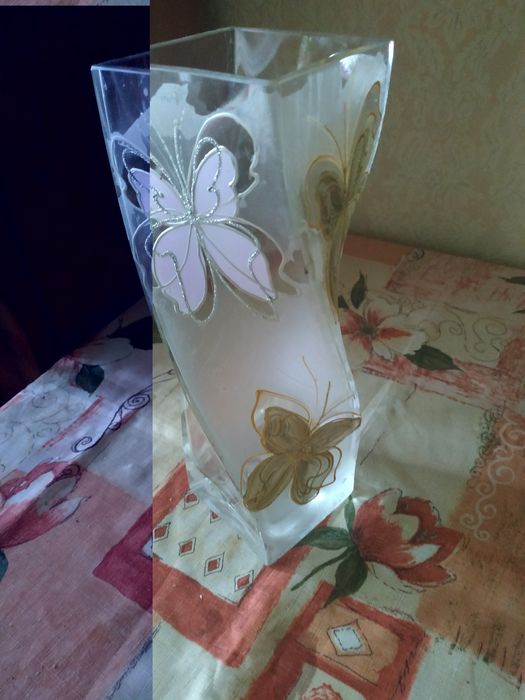 Ваза  стеклянная