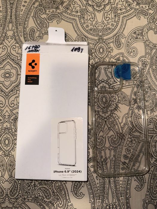 Obudowa iphon 16 pro max spigen nowa w foli ochronnej