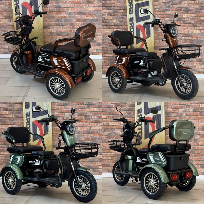 ‼️Трицикли 1200 Вт | 10 колеса | 72 v /23ah НОВИНКИ СЕЗОНУ Електро‼️