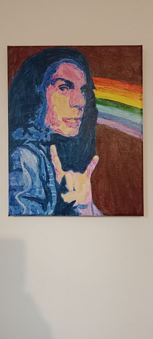 Ronnie James Dio. Malarstwo. Portret pop-art