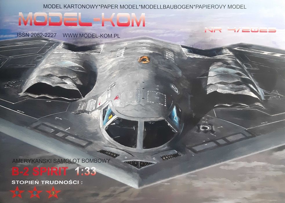 Model-kom 4 2025 B-2 SPIRIT model 1:33 modelarz