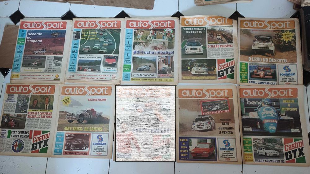 Lote 35 Jornais Auto Sport