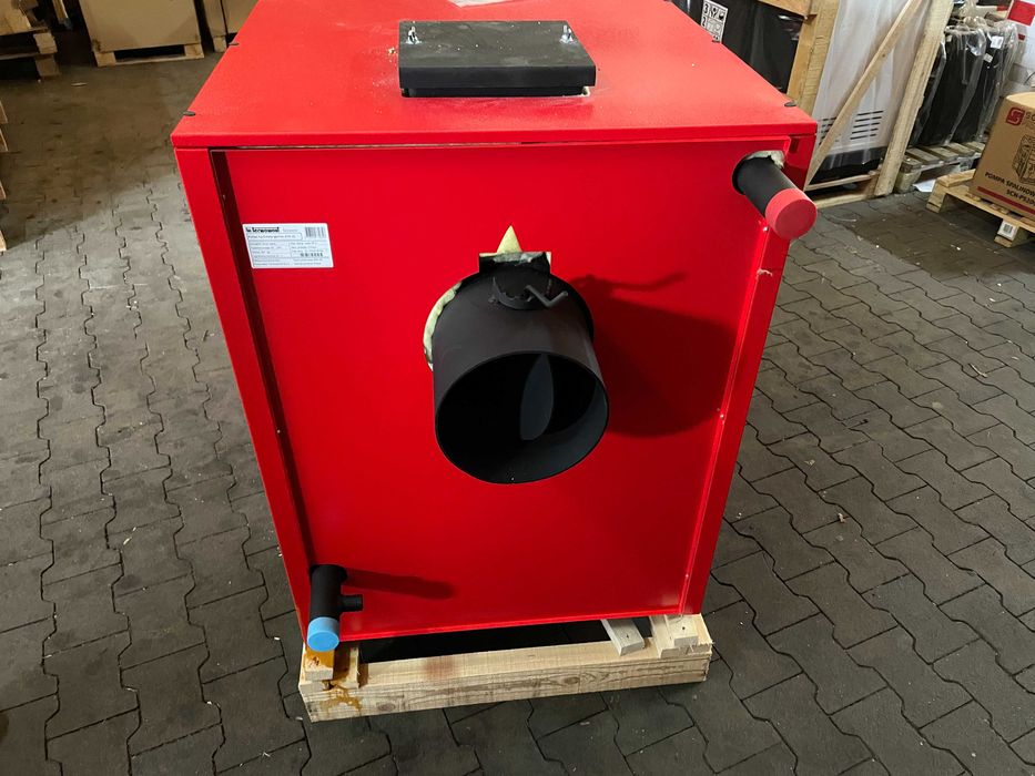 Piec na słomę i drewno TERMOMONT kocioł CO z płaszczem wodnym BTK 65kW