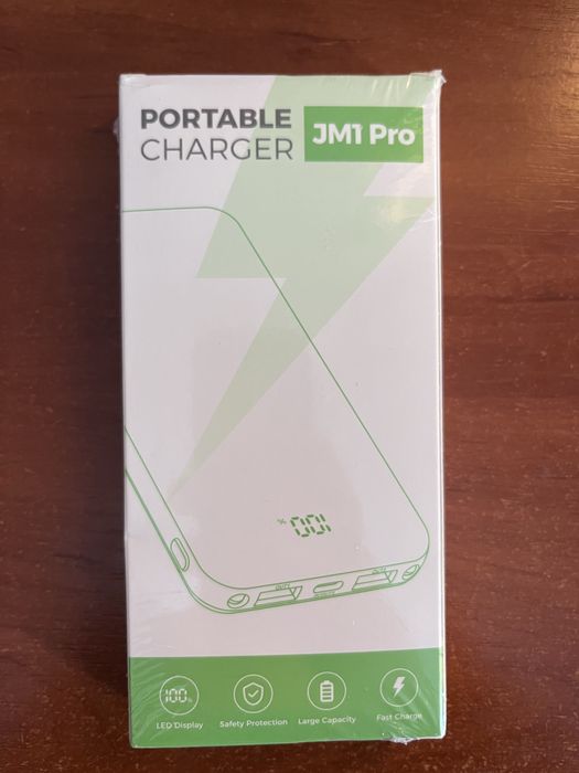 Новий повербанк JM1 Pro (20000 mAh) з цифровим дисплеєм та швидкою зарядкою