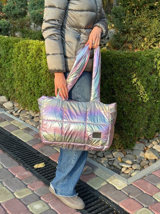 Шопер сумка Tote Bag 40х25 см модна дутик - косметичка у подарунок!