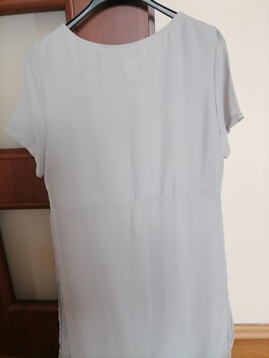 Komplet na lato szary Bonprix - tunika + spodnie r. 38