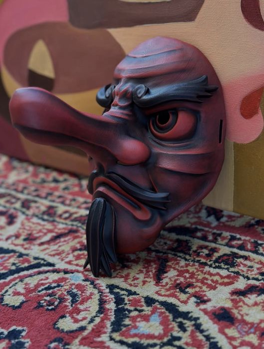 Маска тенгу з аніме " Клинок, що розсікає демонів"