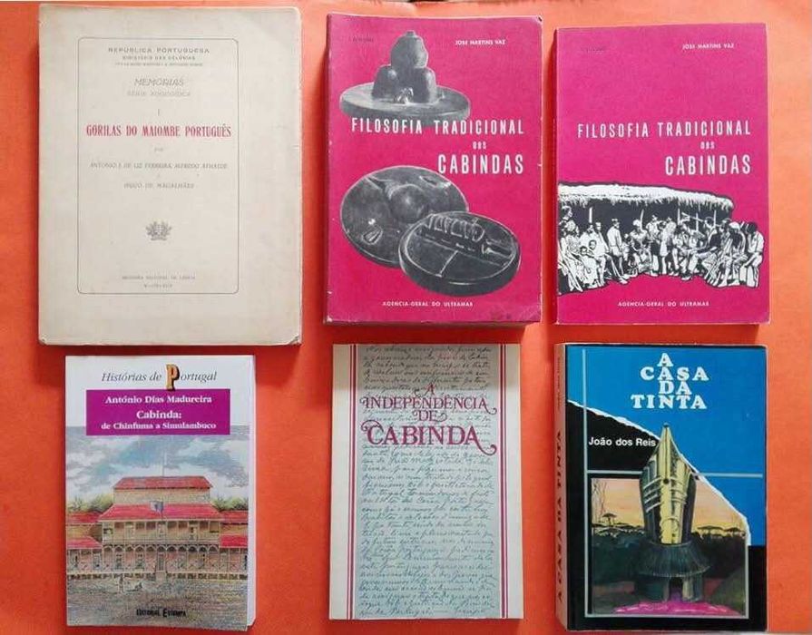 ANGOLA & CABINDA - História e Literatura (Lote de 10 livros)