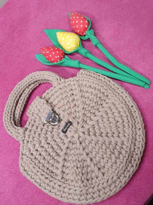 Torebka ze sznurka hand made