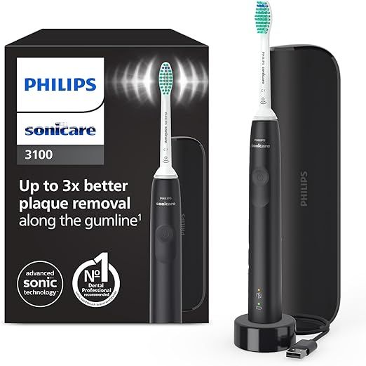Szczoteczka soniczna Philips Sonicare 3100 HX3673 czarna series prore