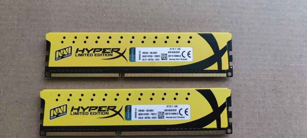 Оперативна пам'ять Kingston DDR3-1600 8192MB PC3-12800